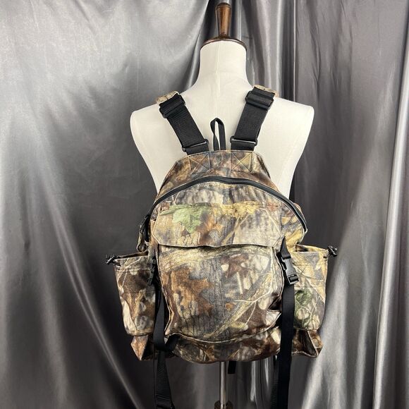 Y2K Cabela's Super Tat'r 3 Tactical Turkey Vest XL/2XL Realtree Camouflage Hunt - Picture 3 of 17